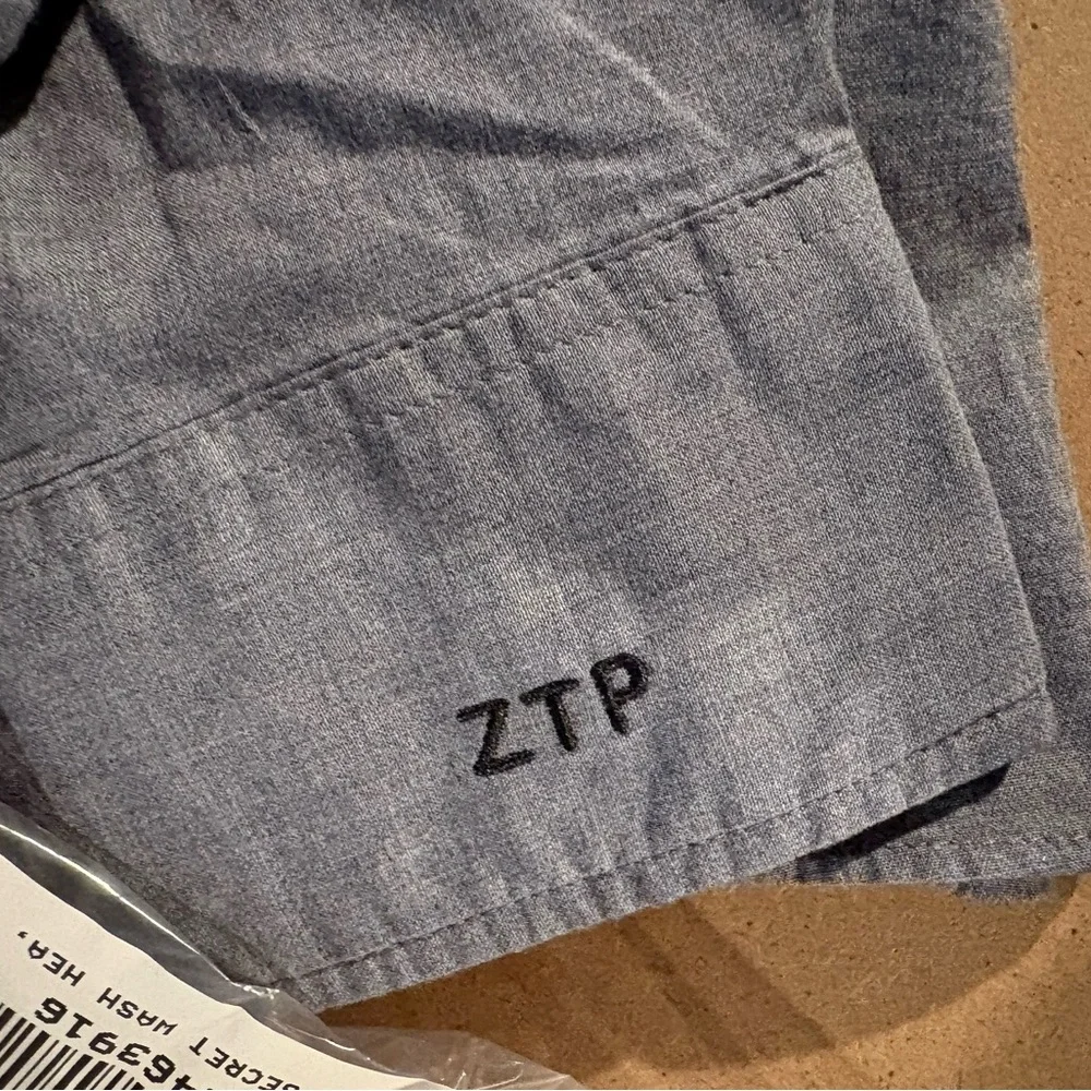 NWT J. Crew Secret Wash Cotton Poplin Shirt Smoky Plate Monogrammed
